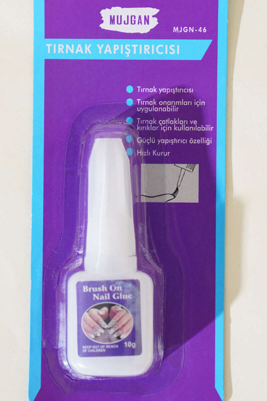 Colle à ongles transparente