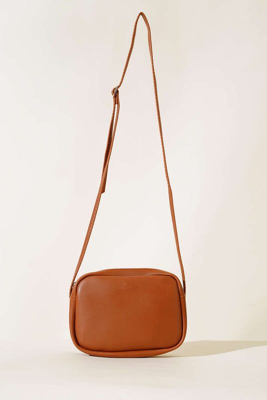 Tonny Black Schultertasche, hellbraun