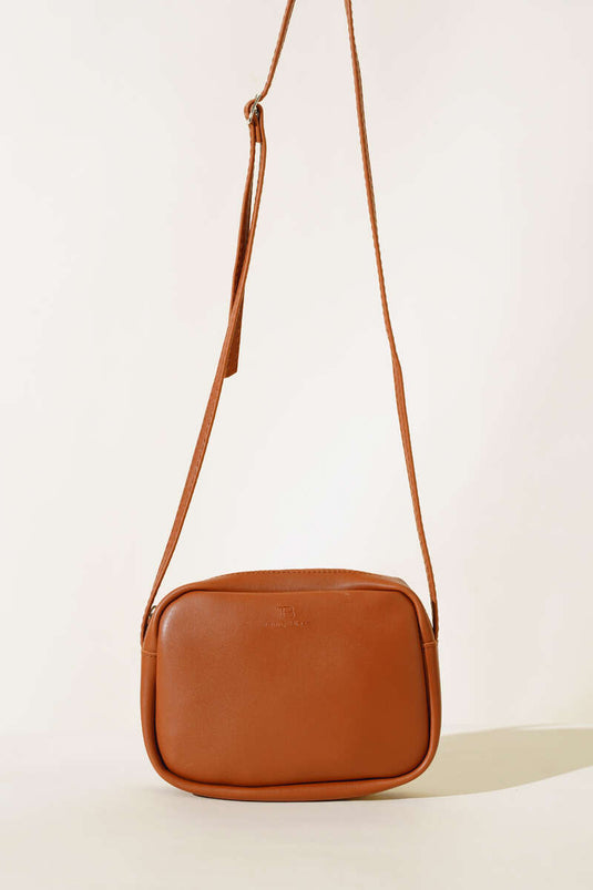 Tonny Black Schultertasche, hellbraun