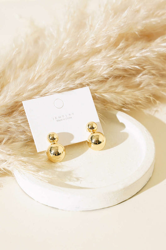 Ball Earring Gold
