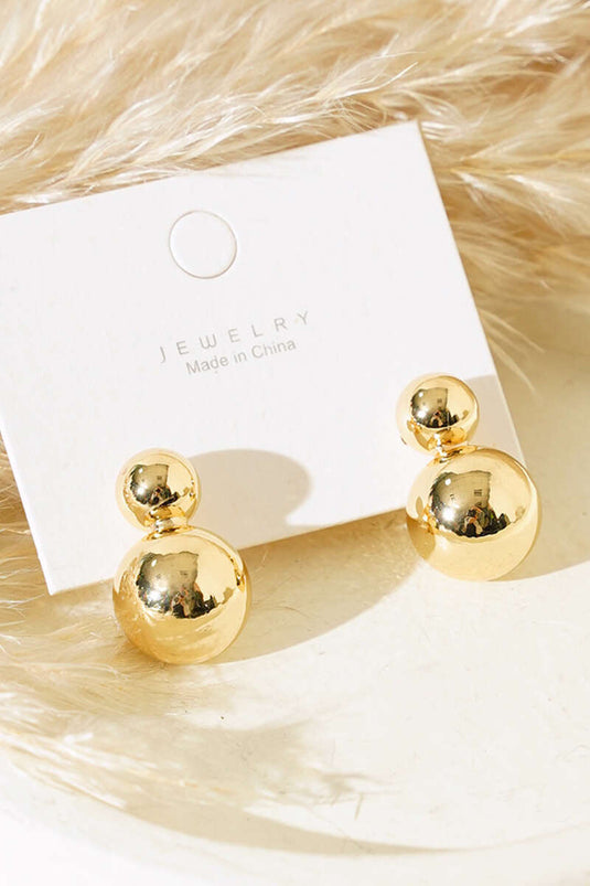 Ball Earring Gold
