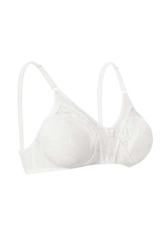 حمالة صدر دانتيل بيضاء