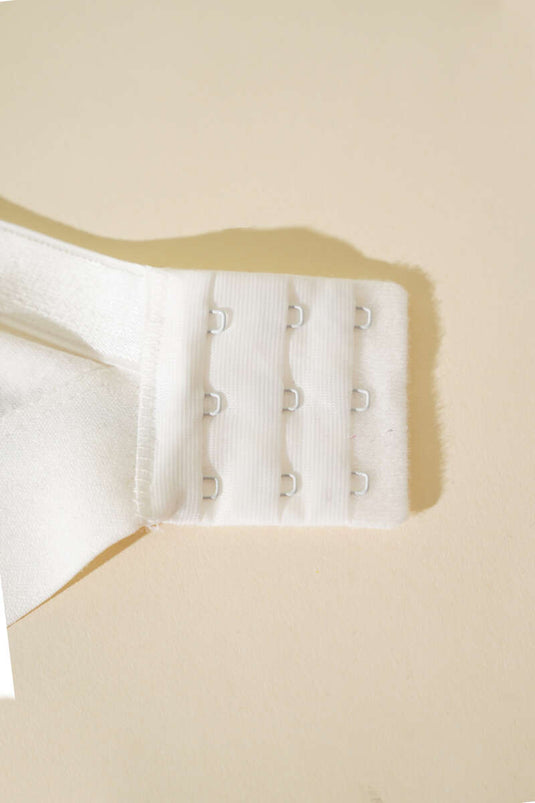 Reggiseno ampio elastico in cotone pettinato Ecru