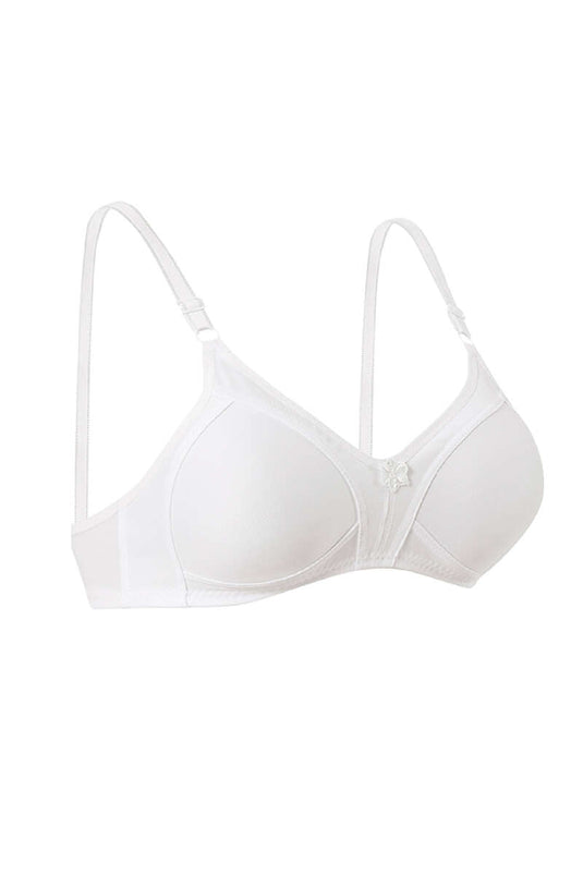 Soutien-gorge blanc à bretelles croisées