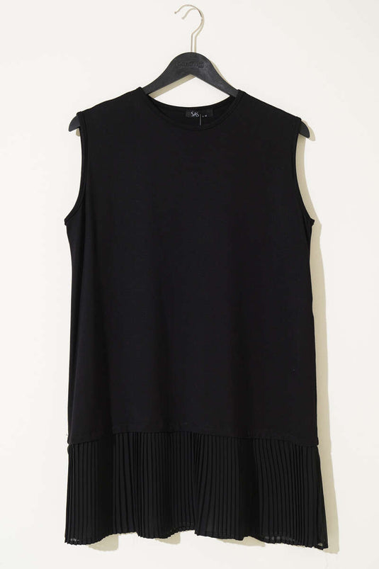 Sous-vêtements plissés en tulle noir