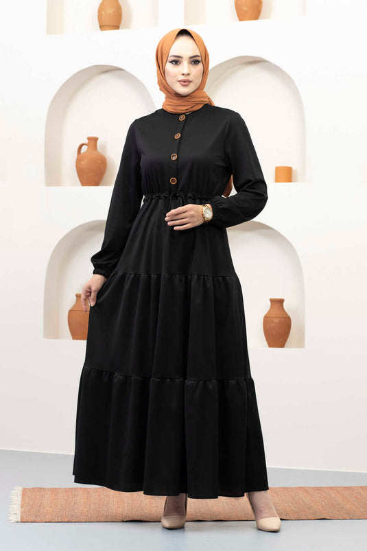 Robe hijab tunnel arche noire