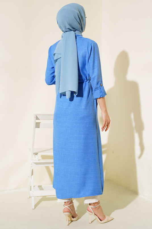 غطاء النفق أزرق