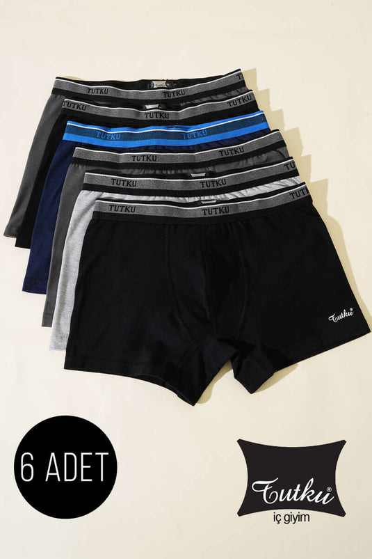 Passion 6-Pack Tiger Men's Sports Boxer Combination