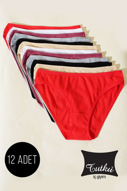 Tutku Women's 12-Piece Camisole Bikini Combination