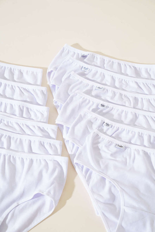 Tutku Women's 12-Pack Lycra Bato White