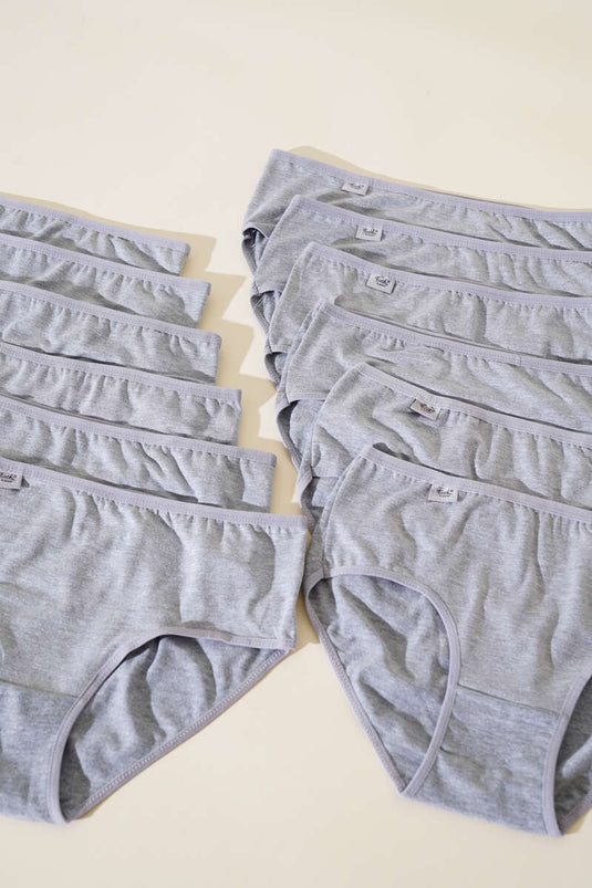 Tutku Women's 12-Pack Lycra Bato Gray