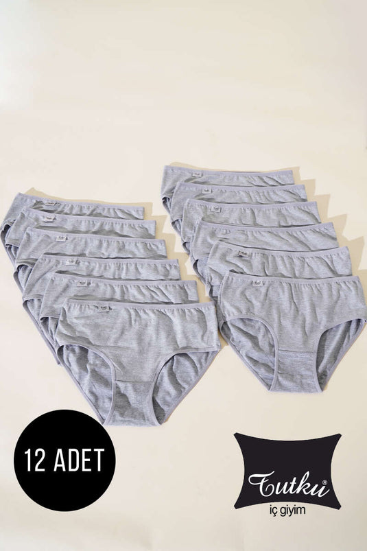 Tutku Women's 12-Pack Lycra Bato Gray