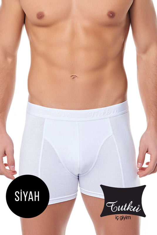 Tutku Elastan Erkek Boxer Siyah