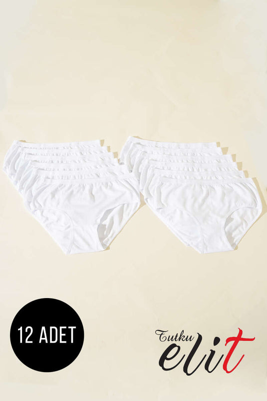 Tutku Elit 12'li Bayan Elit Yazılı Bato Beyaz