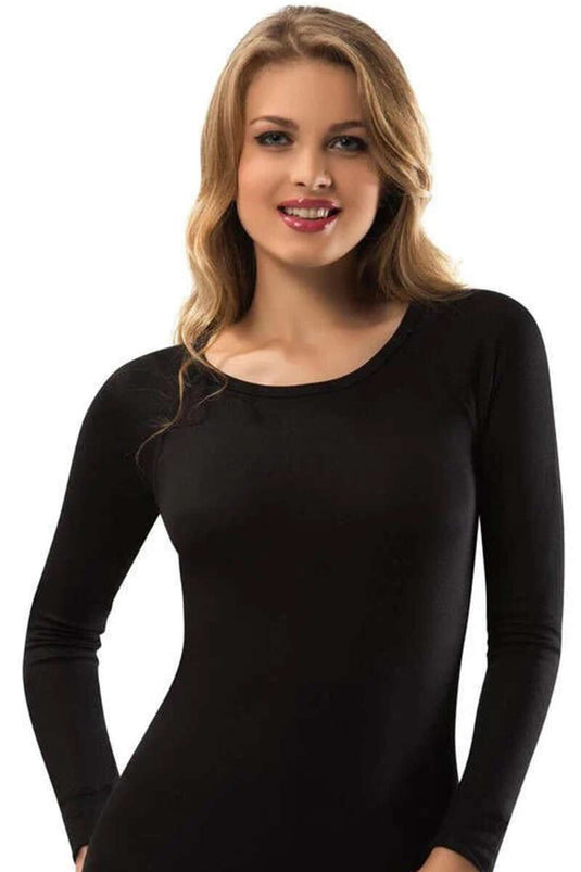 Passion Elite Women's Thermal Undershirt Black