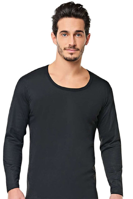 قميص داخلي حراري للرجال من Passion Elite باللون الأسود