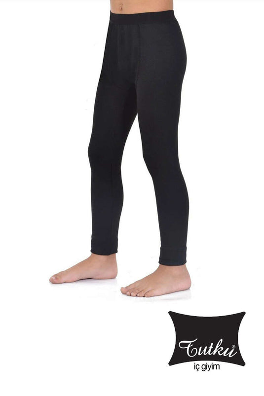Collants thermiques noirs Tutku pour garçons