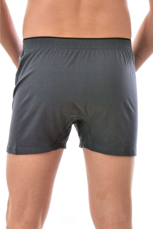 Tutku gekämmte, schlichte Herren-Boxershorts, geräuchert