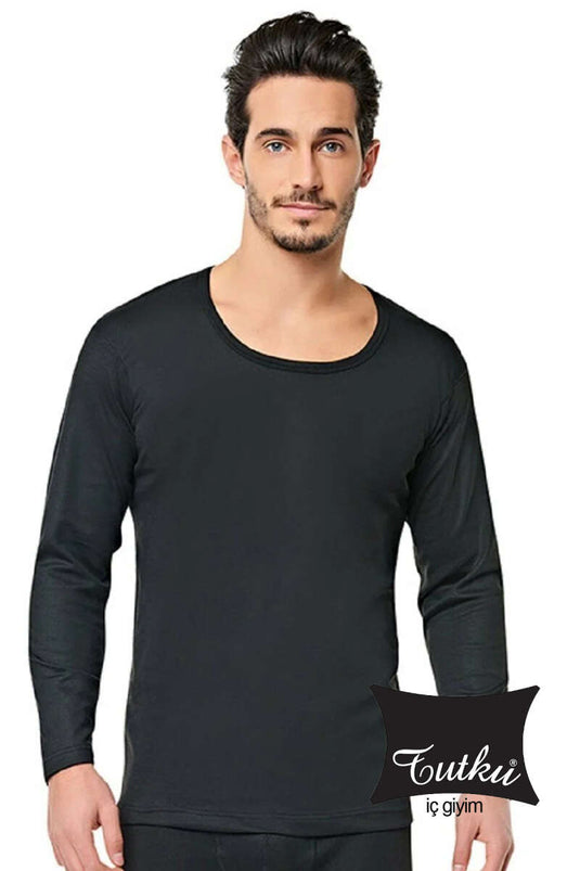 Tutku Thermal Men's Undershirt Black