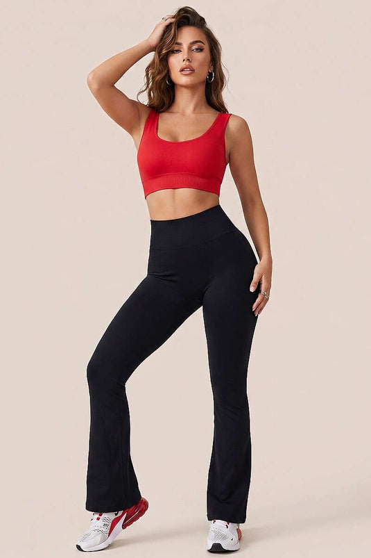 U-neck Strap Bustier Red