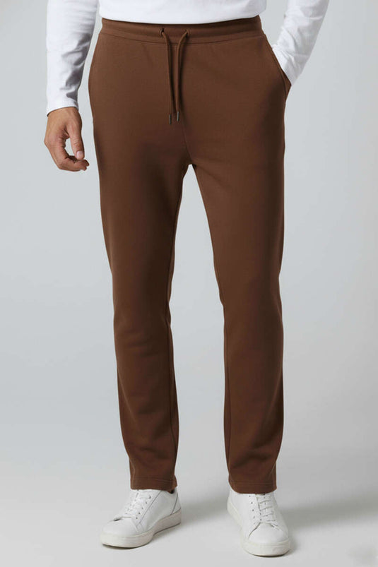 Pantalon de survêtement pour homme Three-Thread, marron