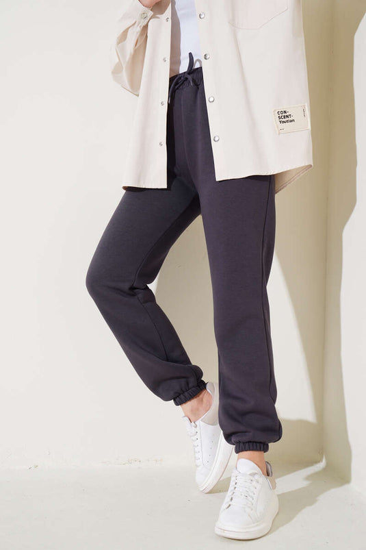 بنطال رياضي بثلاثة خيوط مدخن