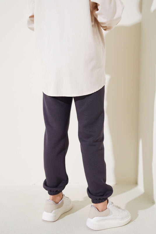 بنطال رياضي بثلاثة خيوط مدخن