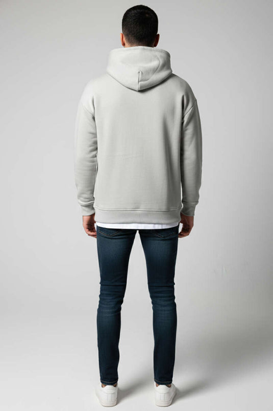 Three-Thread Hooded Unisex Sweatshirt Water Green