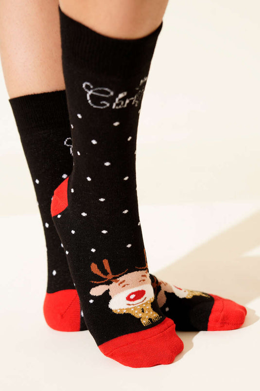 Assortiment de chaussettes de Noël unisexes 2