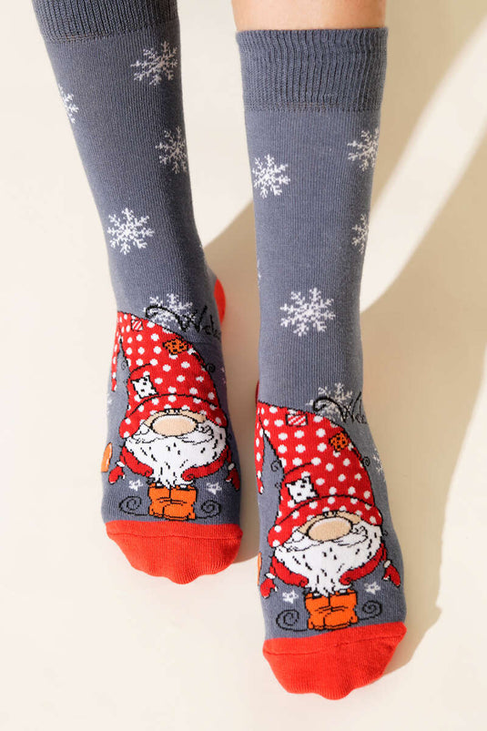 Assortiment de chaussettes de Noël unisexes (8 pièces)