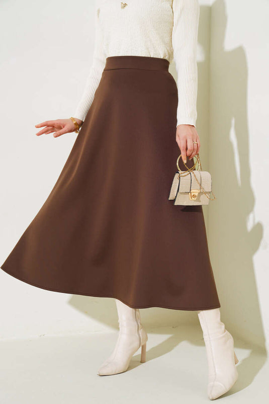 Uzun Scuba Etek Kahve