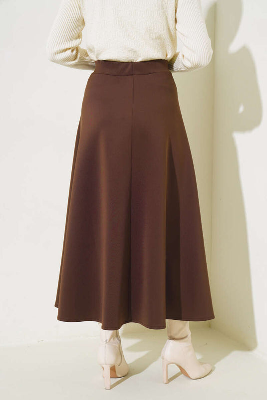 Uzun Scuba Etek Kahve