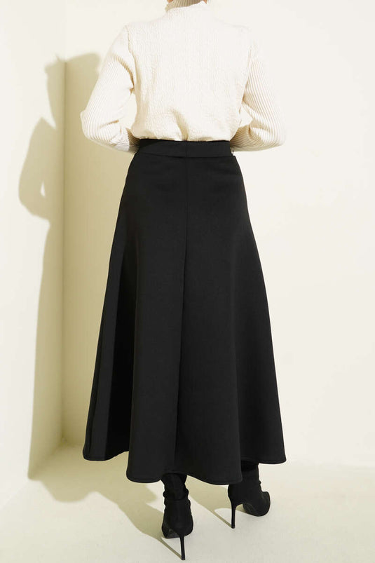 Uzun Scuba Etek Siyah