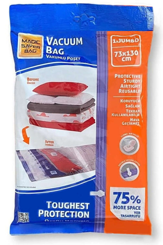 كيس تخزين مفرغ من الهواء شفاف كبير الحجم