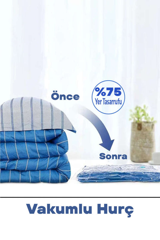 كيس تخزين مفرغ من الهواء شفاف