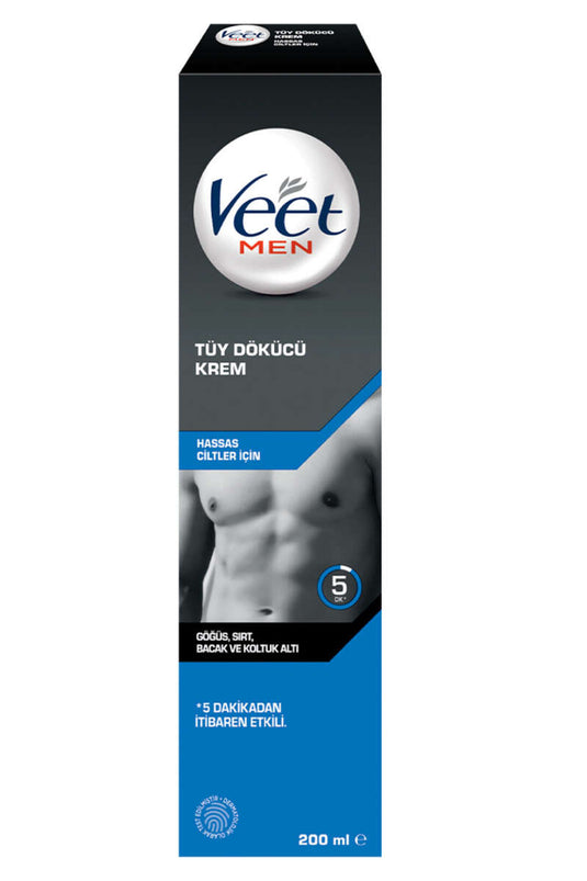 Crema Depilatoria Veet Men Per Pelli Sensibili 100 Ml