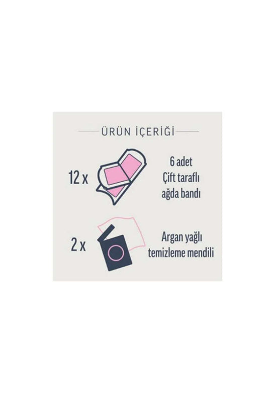 Veet Professional 12'li Sir Ağda Bandı Normal Ciltler