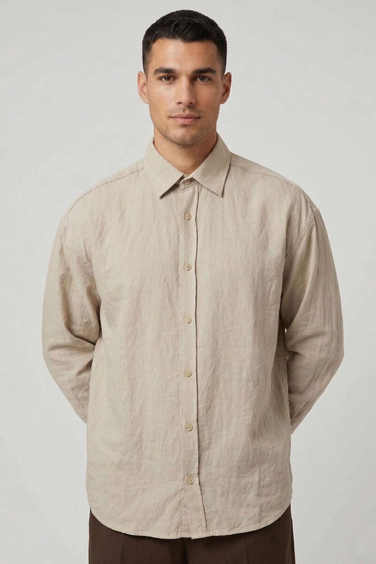 Chemise homme Venüs Kumaş beige