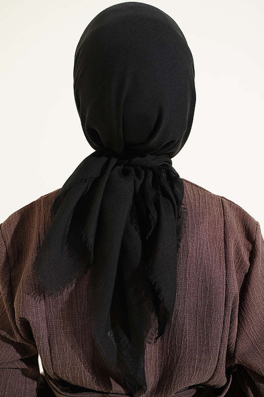 Foulard Vera Monocromatico Nero