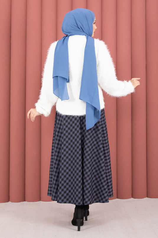 سترة صوفية من القطيفة بربطة أمامية من Vera، إكرو