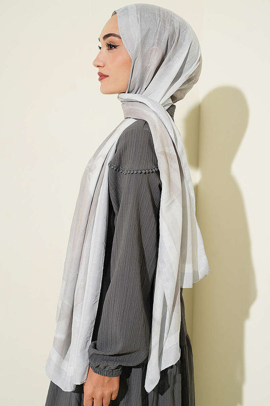 Écharpe En Bambou Gris Vera Série