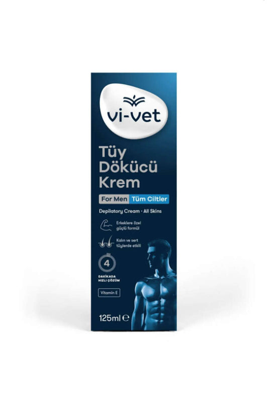 Crema Depilatoria Vi-Vet Uomo 125 Ml