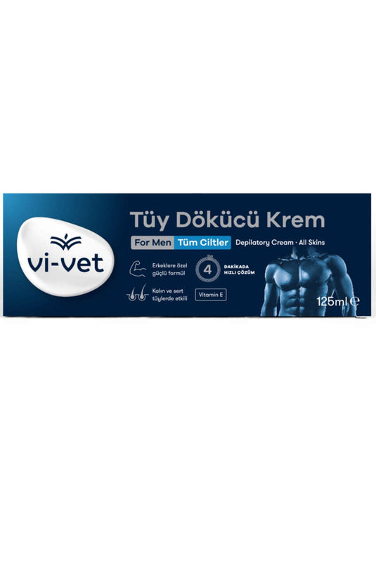 Crema Depilatoria Vi-Vet Uomo 125 Ml