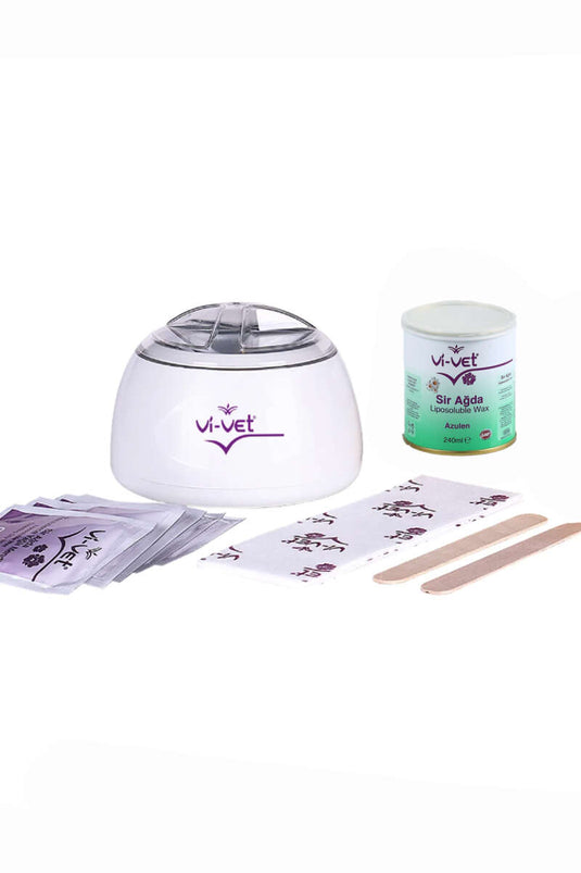 Vi-Vet Natürel Sir Wachs 240ml + Heizgerät Set