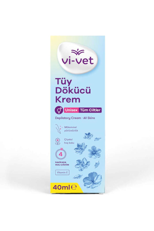 Vi-Vet Crema Depilatoria Per Tutti I Tipi Di Pelle 40 Ml