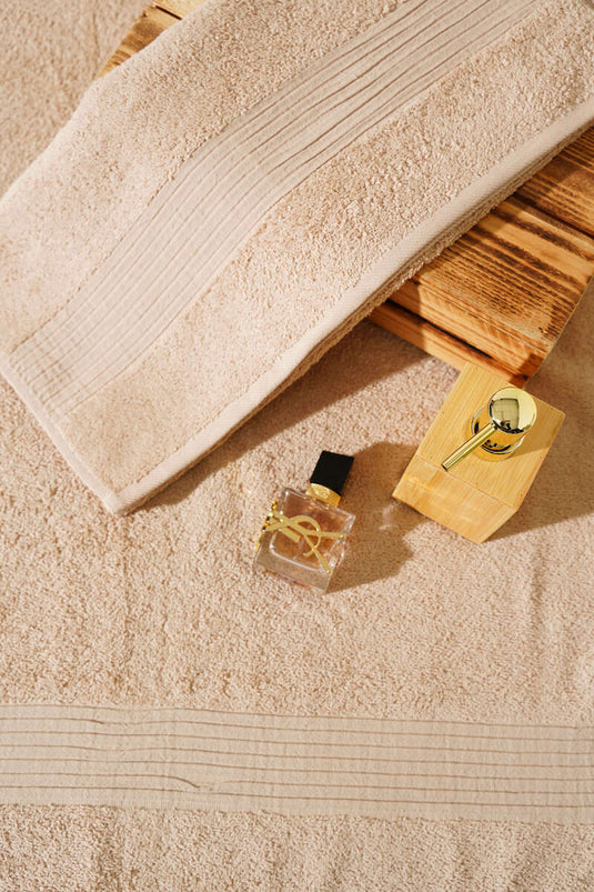 Vina Banyo Havlu 2'li Takım Bej