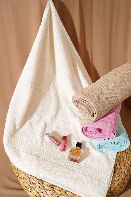 Asciugamano da bagno Vina Ecru