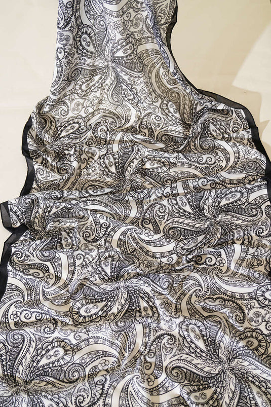 مجموعة شالات ناعمة من ثلاث قطع بنقوش عتيقة، تشكيلة 1