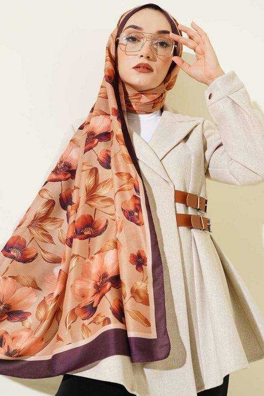 زهور عتيقة شال كاميل