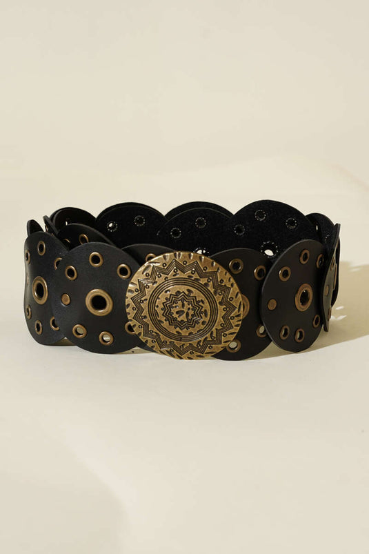 Ceinture style vintage noire